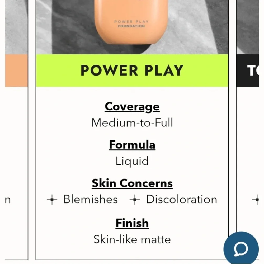 Cover FX Power Play F1 Foundation Full Coverage Matte 1.01 fl oz